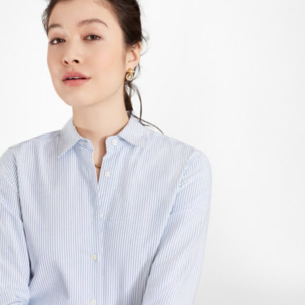 Brooks Brothers Classic Fit Supima Cotton Striped Oxford Shirt